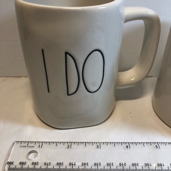 Rae Dunn Artesian Collection Mugs Just Married I Do Wedding - Picture 8 of 9